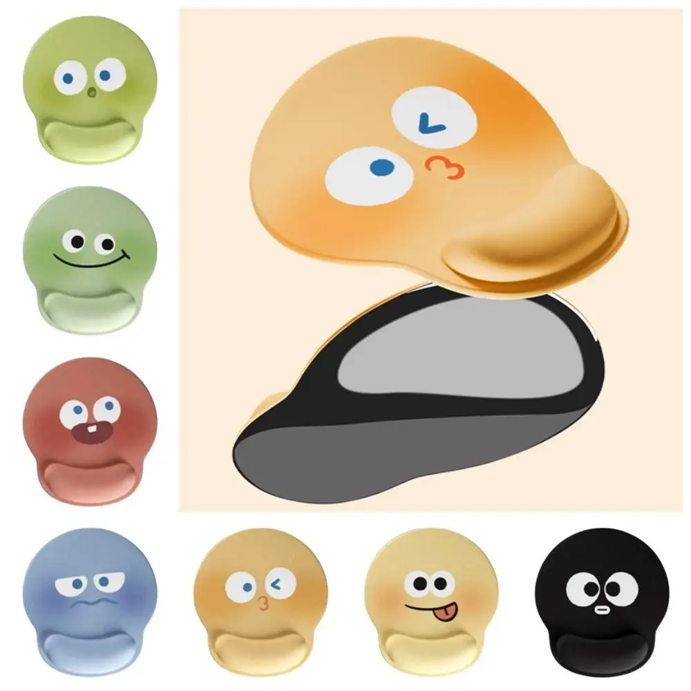 Ergonomic Cartoon Mouse Pad Soft Funny Expressions Printed Mouse Wrist Support Pad Comfort PU Base Cute Wristband Mouse Mat
Ergonomic Cartoon Mouse Pad Soft Funny Expressions Printed Mouse Wrist Support Pad Comfort PU Base Cute Wristband Mouse Mat