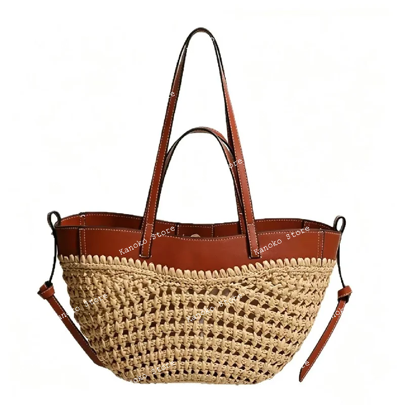 ins new fashionable large capacity one shoulder straw woven bag new handheld hollow vegetable basket beach vacation bag
ins new fashionable large capacity one shoulder straw woven bag new handheld hollow vegetable basket beach vacation bag