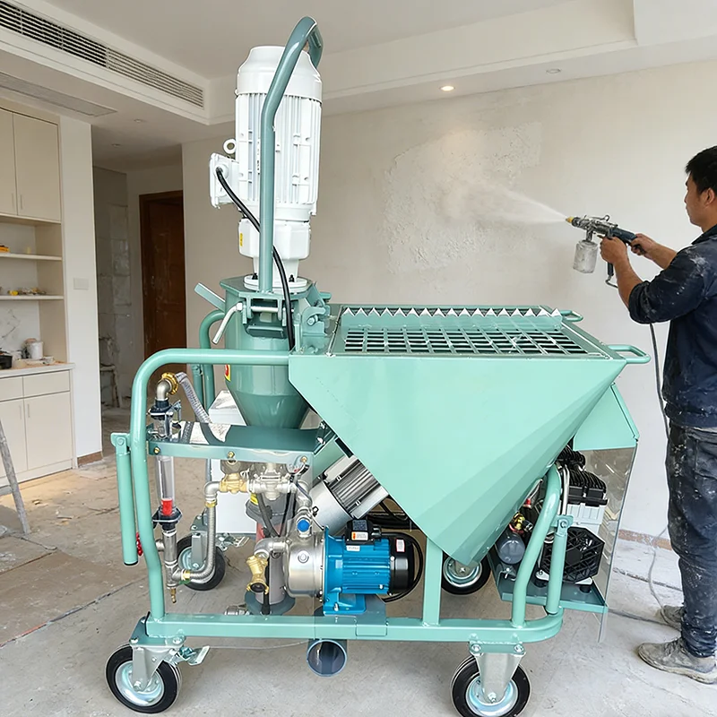 Electric Mortar Spraying Machine Gypsum Plaster Sprayer Cement Spray Pump Wall Construction Tools for Indoor Wall Decoration
Electric Mortar Spraying Machine Gypsum Plaster Sprayer Cement Spray Pump Wall Construction Tools for Indoor Wall Decoration