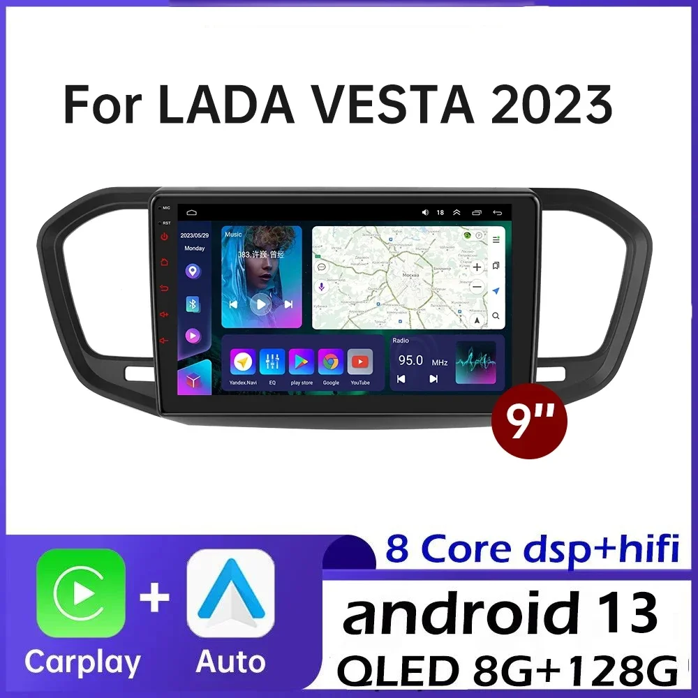 Автомагнитола 2 Din, мультимедийный видеоплеер для Lada VESTA 128, DSP, GPS, SIM, 4G, 8 + 2023 ГБ, Android 13
Автомагнитола 2 Din, мультимедийный видеоплеер для Lada VESTA 128, DSP, GPS, SIM, 4G, 8 + 2023 ГБ, Android 13