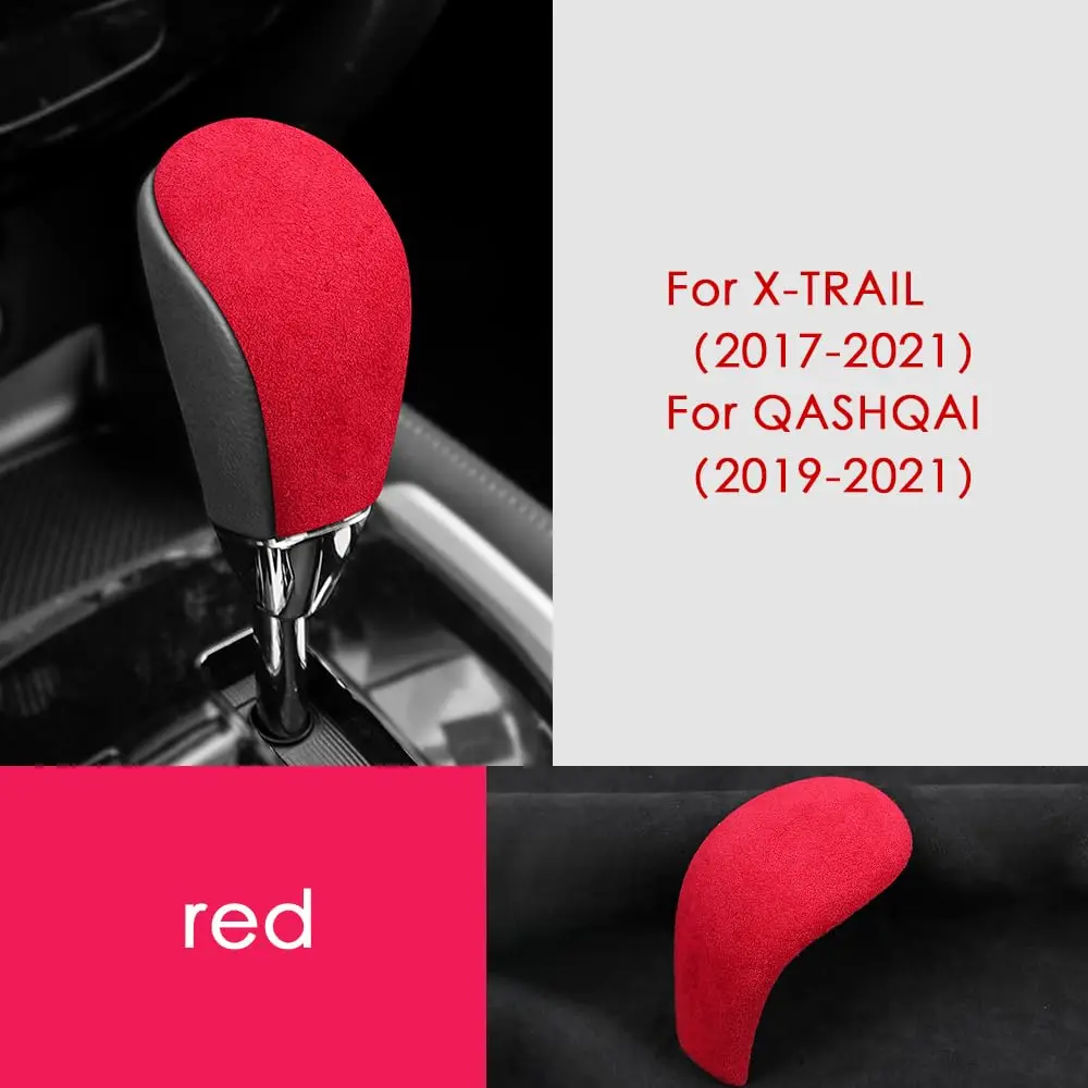 Car Interior Suede Gear Shift Knob Cover Trim Decal Sticker for Nissan Qashqai 2019-2021, for X-Trail 2017-2021 (RED)
Car Interior Suede Gear Shift Knob Cover Trim Decal Sticker for Nissan Qashqai 2019-2021, for X-Trail 2017-2021 (RED)