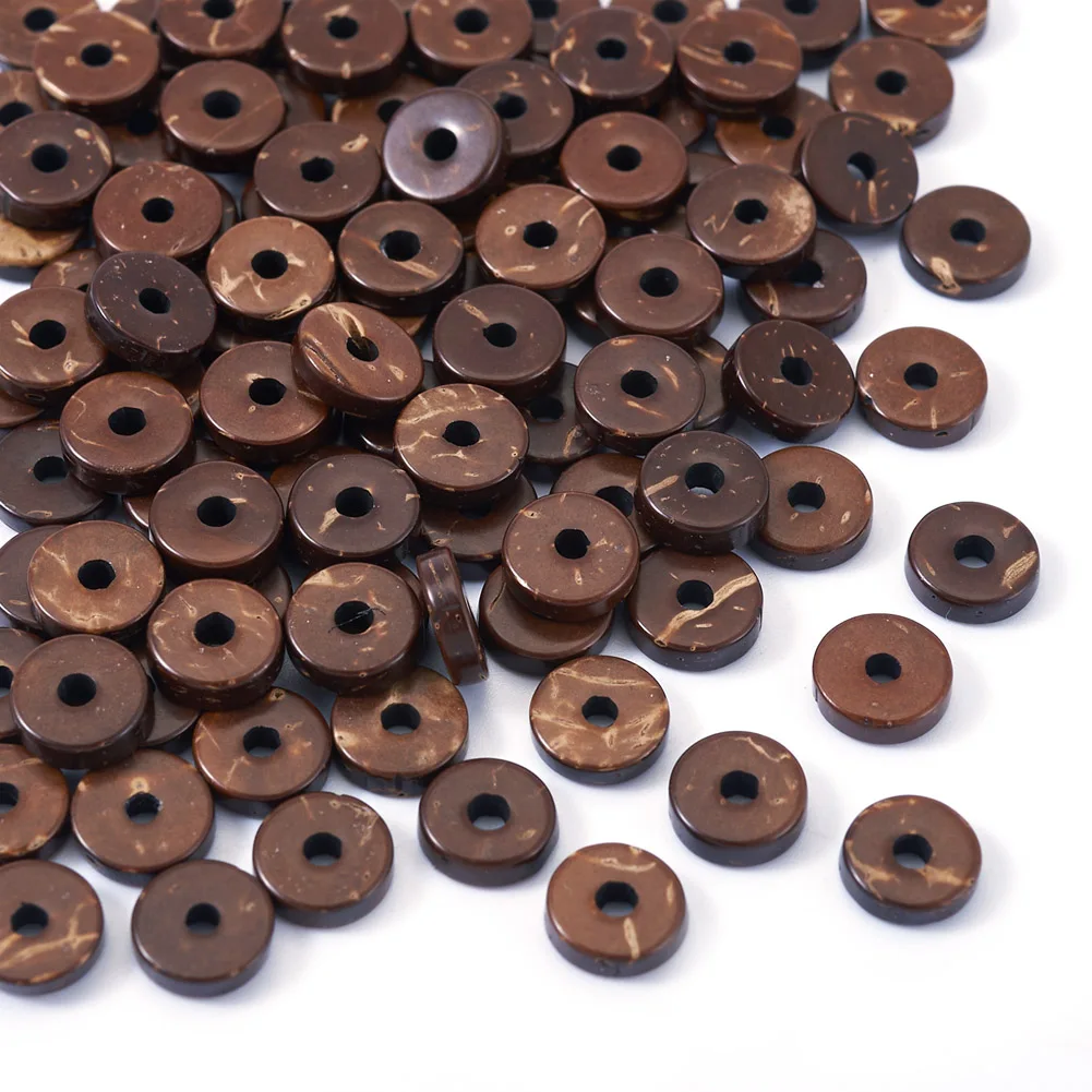 100Pcs Natural Coconut Bead Strands Flat Round Wood Beads 7/8/10/12mm Loose Spacer Beads DIY Bracelet Jewelry Making Accessories
100Pcs Natural Coconut Bead Strands Flat Round Wood Beads 7/8/10/12mm Loose Spacer Beads DIY Bracelet Jewelry Making Accessories