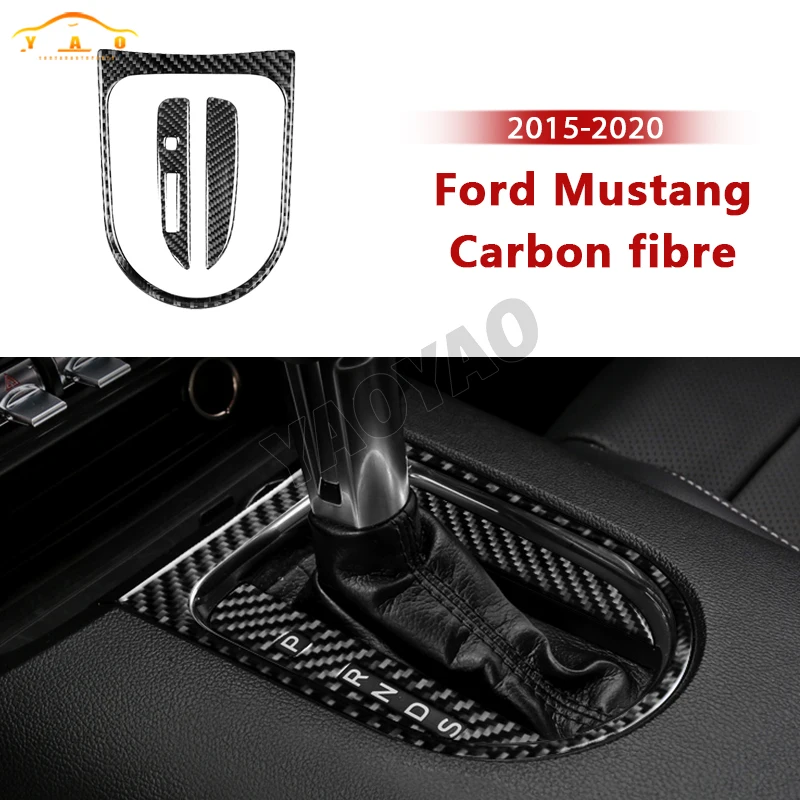 Carbon Fiber Car Gear Shift Box Panel Cover Trim Frame Sticker For Ford Mustang GT 2015-2021 Accessories
Carbon Fiber Car Gear Shift Box Panel Cover Trim Frame Sticker For Ford Mustang GT 2015-2021 Accessories