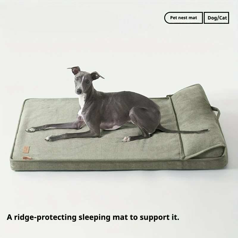 All-in-One Dog Bed & Mat - Heavy-Duty Washable Pet Cushion with Soft Sponge, Non-Slip Bottom for Indoor/Outdoor Use
All-in-One Dog Bed & Mat - Heavy-Duty Washable Pet Cushion with Soft Sponge, Non-Slip Bottom for Indoor/Outdoor Use