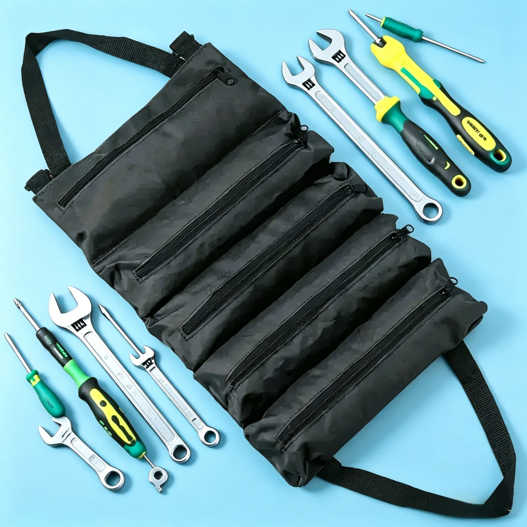 Multifunctional Roll Up Tool Bag Durable Multi Pocket Hardware Pouch Portable Tools Storage Organizer Carry Bag
Multifunctional Roll Up Tool Bag Durable Multi Pocket Hardware Pouch Portable Tools Storage Organizer Carry Bag