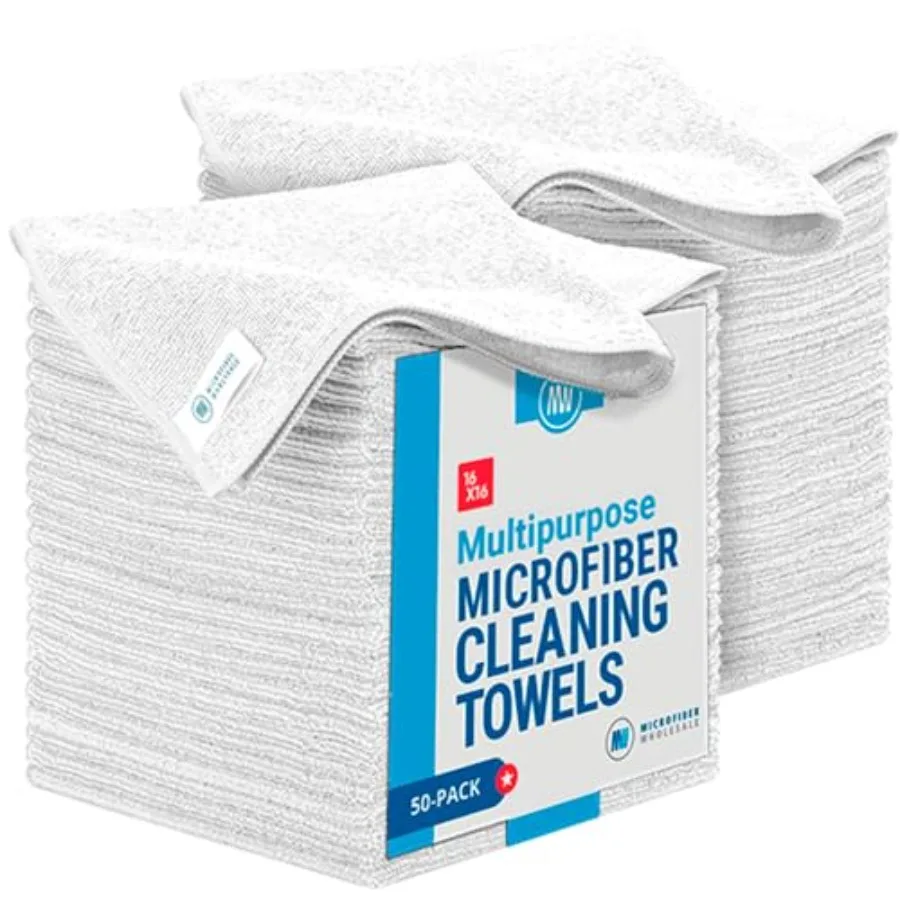All Purpose Microfiber Towels - - Reusable Wash Cloths Dust Kitchen Car Shop Rags for Cleaning
All Purpose Microfiber Towels - - Reusable Wash Cloths Dust Kitchen Car Shop Rags for Cleaning