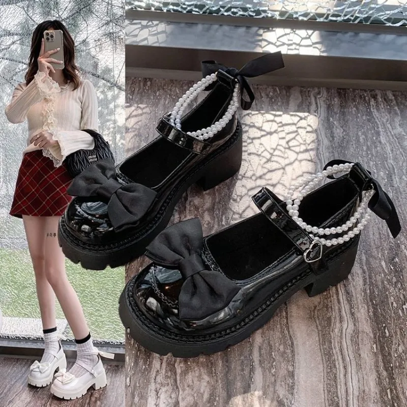 Women's Casual Shoes New Kawaii Pearl Chain Mary Jane Women's Shoes Fashion Versatile Lolita Outdoor Sandals New Fashion Spring
Women's Casual Shoes New Kawaii Pearl Chain Mary Jane Women's Shoes Fashion Versatile Lolita Outdoor Sandals New Fashion Spring