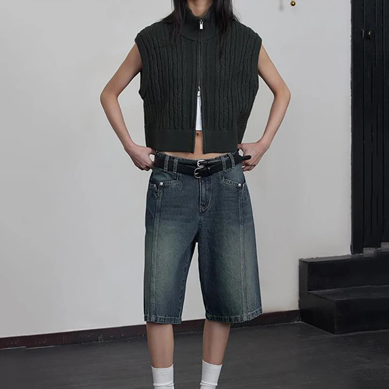 Y2k Denim Baggy Jeans Shorts Woman 2024 Wide Leg Pants Loose Knee Length Shorts Cropped Barrel Jeans Men's Low Waist Trousers
Y2k Denim Baggy Jeans Shorts Woman 2024 Wide Leg Pants Loose Knee Length Shorts Cropped Barrel Jeans Men's Low Waist Trousers