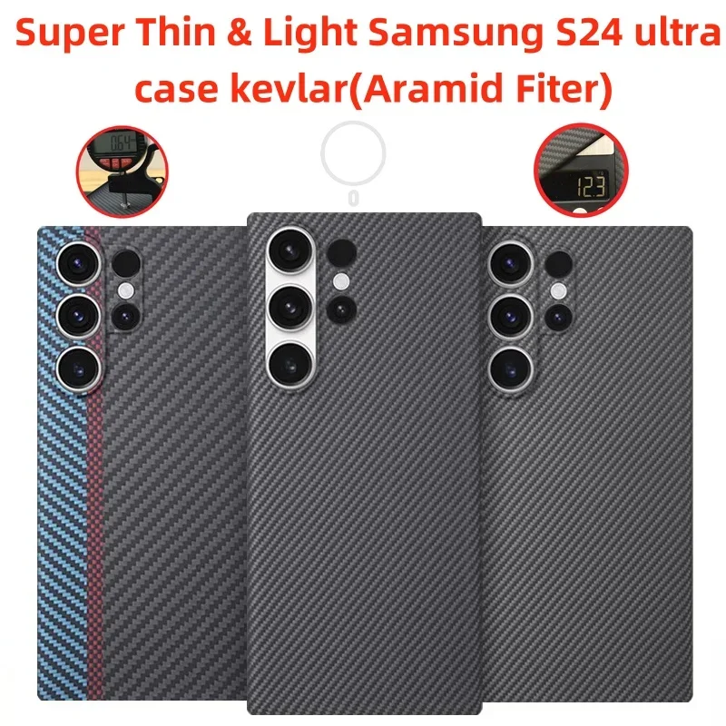 For amsung galaxy s24 ultra case kevlar magsafe aramid Fiber Carbon Thin Light premium 24plus cover Slim black male hard solid
For amsung galaxy s24 ultra case kevlar magsafe aramid Fiber Carbon Thin Light premium 24plus cover Slim black male hard solid