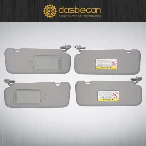 Gray Sun Visor Set For Hyundai Elantra AD 2017-2020 Driver And Passenger Side Without Light, Part Numbers 85210-F0100TTX
Gray Sun Visor Set For Hyundai Elantra AD 2017-2020 Driver And Passenger Side Without Light, Part Numbers 85210-F0100TTX