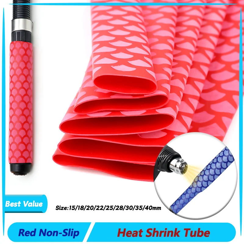 15/18/20/22/25/28/30/35/40mm Bicycle Handle Anti Skid Fishing Rod Wrap Waterproof Protector 1M/Pc Red Non-Slip Heat Shrink Tube
15/18/20/22/25/28/30/35/40mm Bicycle Handle Anti Skid Fishing Rod Wrap Waterproof Protector 1M/Pc Red Non-Slip Heat Shrink Tube