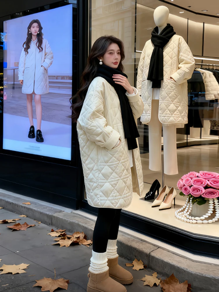 Stylish Cotton Jacket Winter Clothes Lightweight Warm Women's Fashion Trend 2026 New Arrival Comfortable Cotton Coat
Stylish Cotton Jacket Winter Clothes Lightweight Warm Women's Fashion Trend 2026 New Arrival Comfortable Cotton Coat