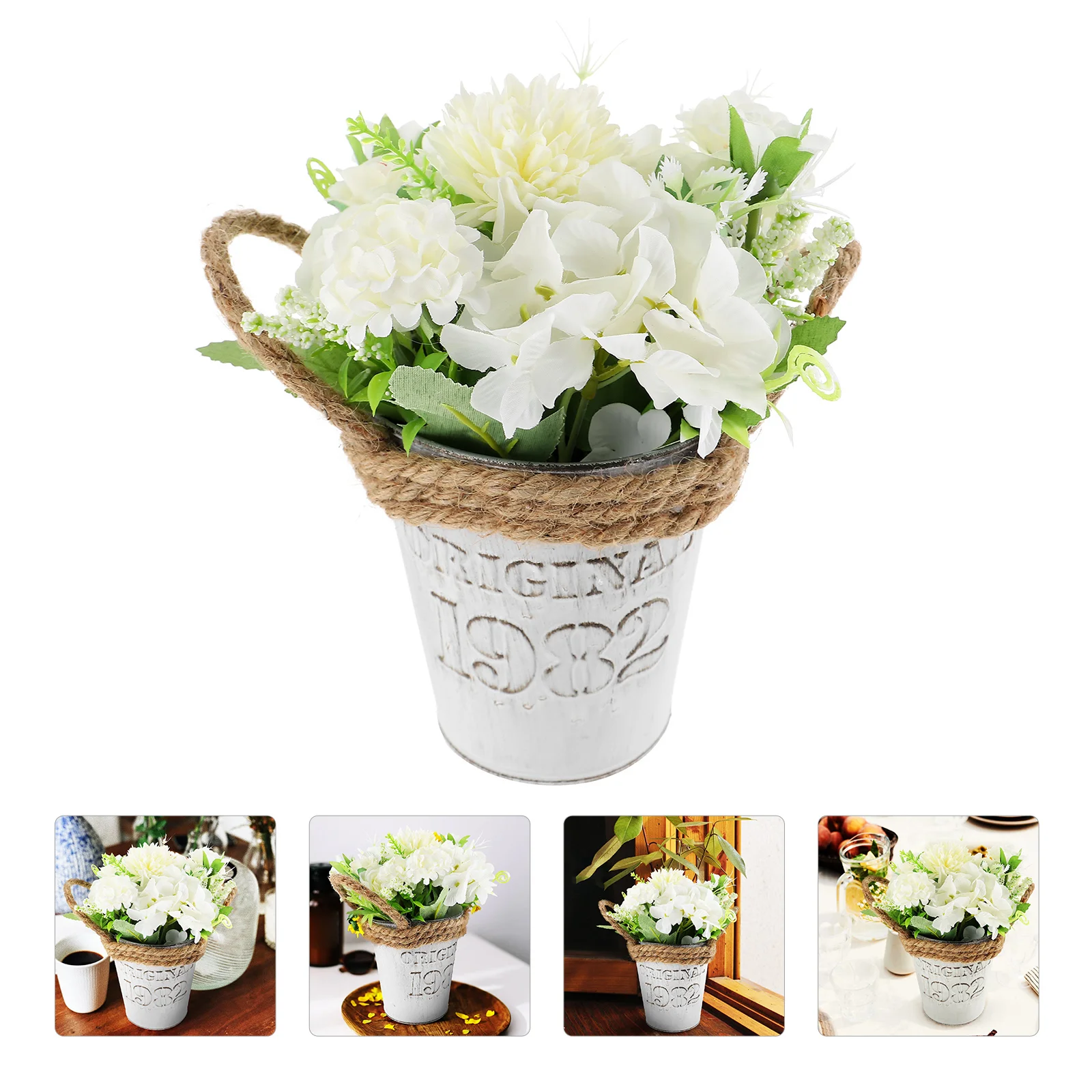 Fall Home Decor Potted Hydrangea Wedding Party Flower Artificial Fake White Flowers Bonsai Baby
Fall Home Decor Potted Hydrangea Wedding Party Flower Artificial Fake White Flowers Bonsai Baby