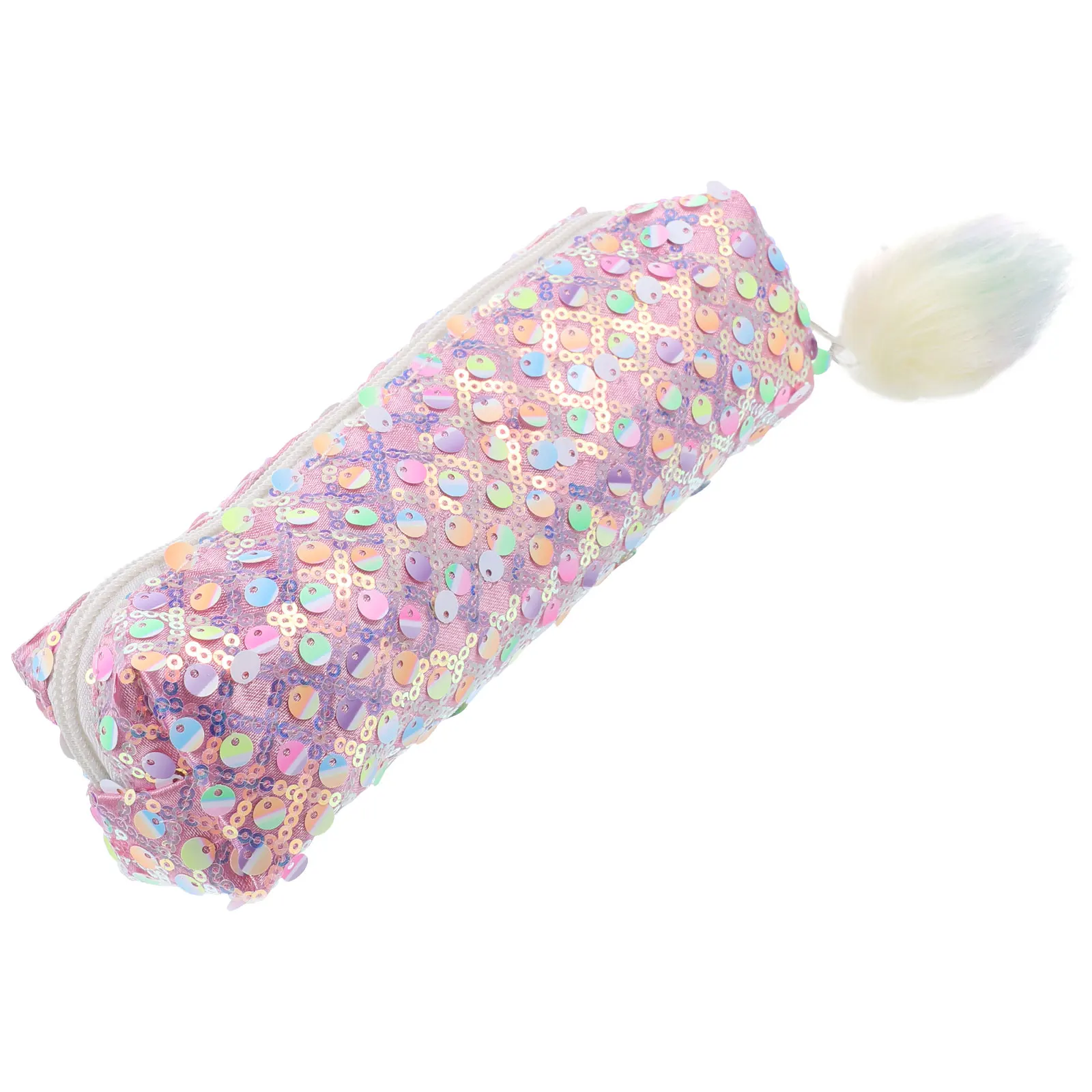 Glitter Pencil Bag Pink Portable Makeup ganizer Sequin Design Stationery Case for Students Washable PET Polyester Zipper Storage
Glitter Pencil Bag Pink Portable Makeup ganizer Sequin Design Stationery Case for Students Washable PET Polyester Zipper Storage