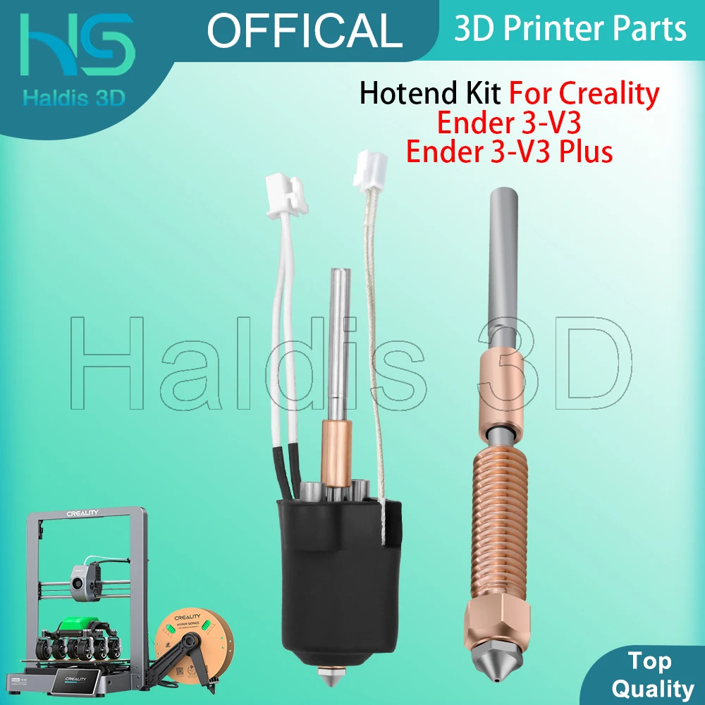 Обновление для Creality Ender 3-V3 Hotend Kit High Flow Printing Керамическая нагревательная головка Быстросменная насадка Ender 3-V3 Plus 3D-принтер
Обновление для Creality Ender 3-V3 Hotend Kit High Flow Printing Керамическая нагревательная головка Быстросменная насадка Ender 3-V3 Plus 3D-принтер