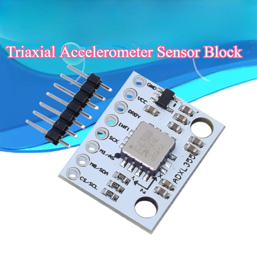 ADXL355 ADXL357 Three-Axis Accelerometer Sensor Module, Industrial-Grade Low Power Digital Output
ADXL355 ADXL357 Three-Axis Accelerometer Sensor Module, Industrial-Grade Low Power Digital Output