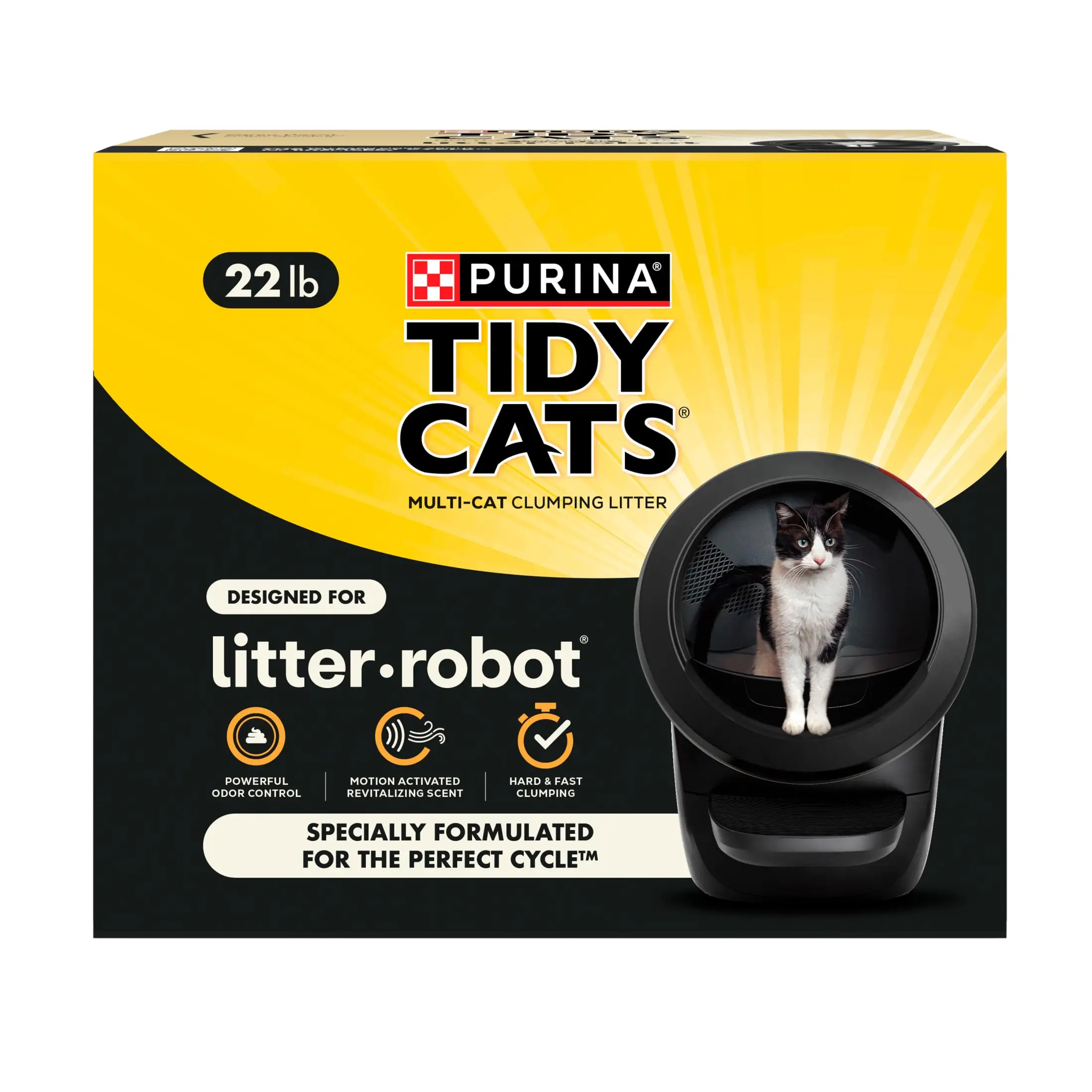 Purina Litter-Robot Compatible Clumping Cat Litter with Advanced Odor Control
Purina Litter-Robot Compatible Clumping Cat Litter with Advanced Odor Control