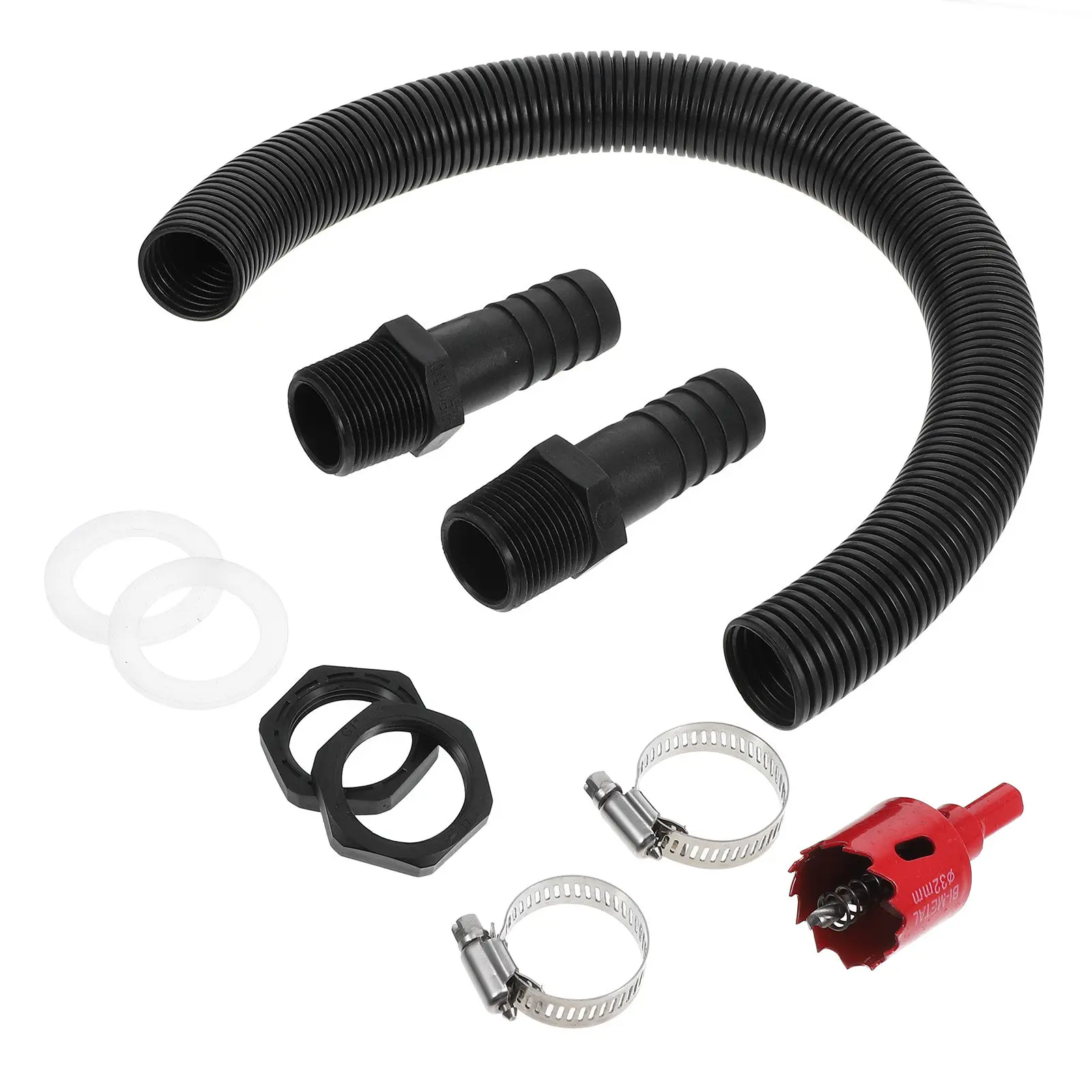 1 Set Soft Hose Connector Kit Rain Barrel Overflow Adapter Durable Plastic Fit Various Leak-Proof Connect Multiple Water
1 Set Soft Hose Connector Kit Rain Barrel Overflow Adapter Durable Plastic Fit Various Leak-Proof Connect Multiple Water