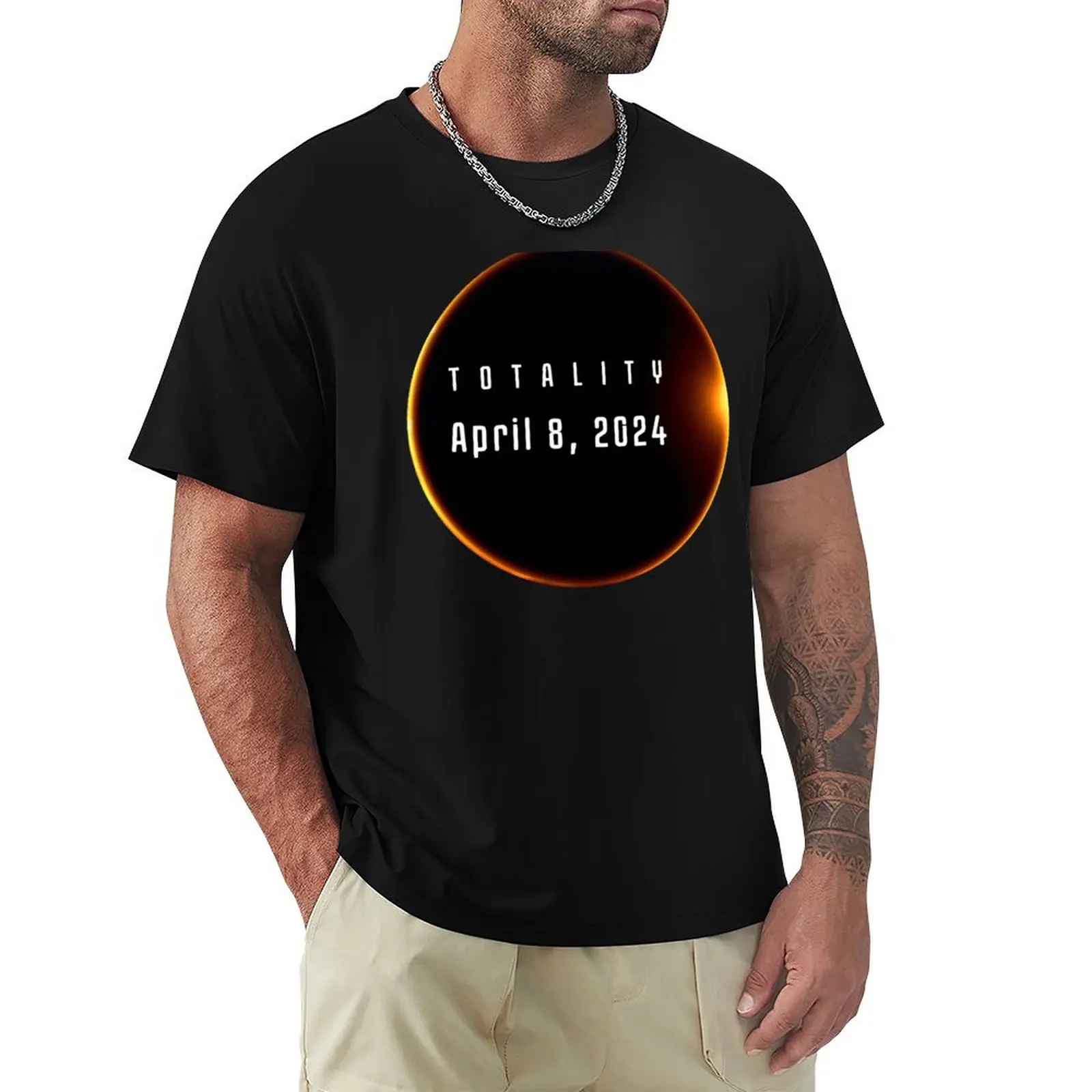 Totality eclipse 2024 - Solar eclipse 2024 T-Shirt Basic Casual Wear Short Sleeve Top
Totality eclipse 2024 - Solar eclipse 2024 T-Shirt Basic Casual Wear Short Sleeve Top