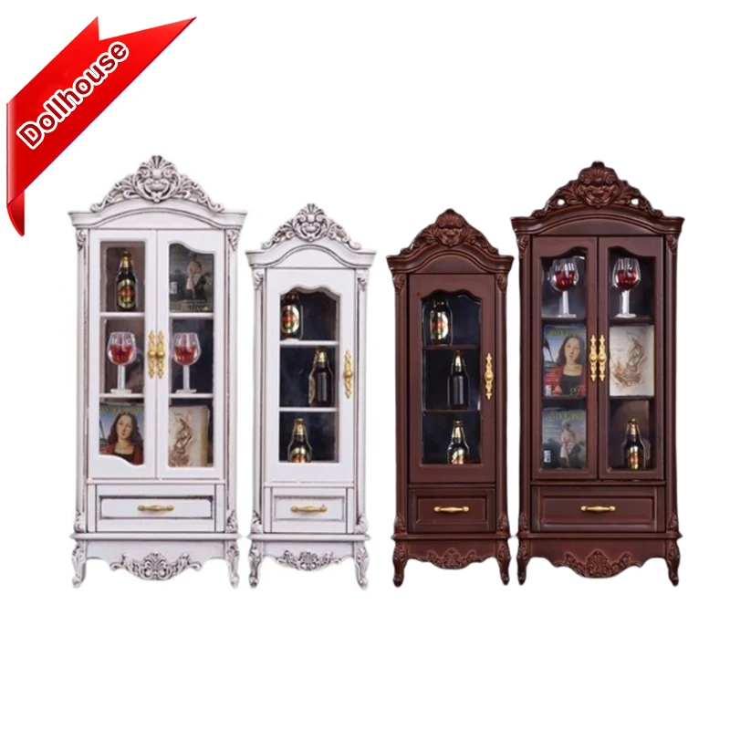 1/12 Dollhouse Vintage Simulation Storage Cabinet Display Cupboard Model Doll Home Living Room Wine Cabinet Furniture Decor Toy
1/12 Dollhouse Vintage Simulation Storage Cabinet Display Cupboard Model Doll Home Living Room Wine Cabinet Furniture Decor Toy