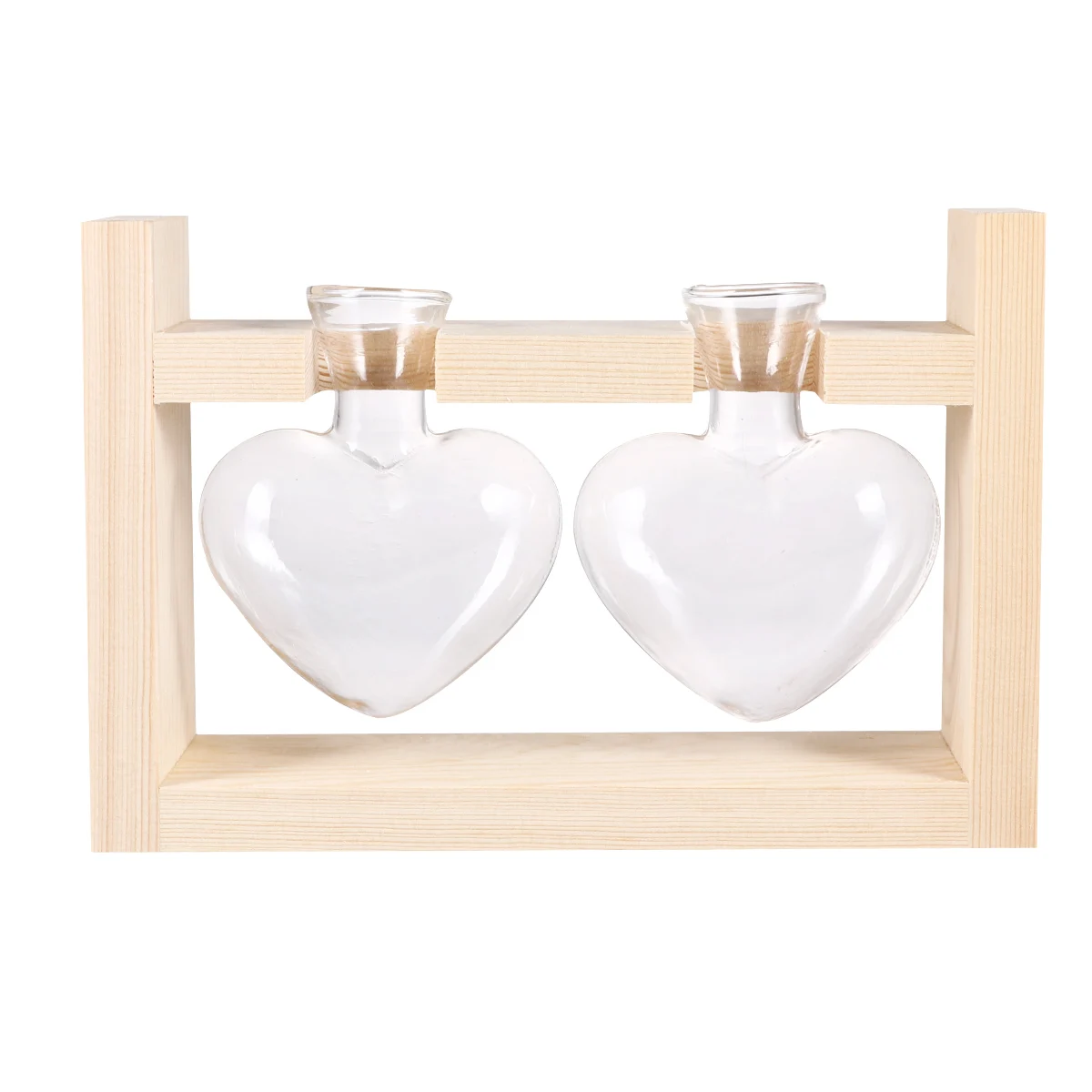 2 Pcs Hydroponics Container Glass Vase Adornment Plant Stand Water Pots Indoor Decorations Wooden Bracket Flowers Gifts
2 Pcs Hydroponics Container Glass Vase Adornment Plant Stand Water Pots Indoor Decorations Wooden Bracket Flowers Gifts