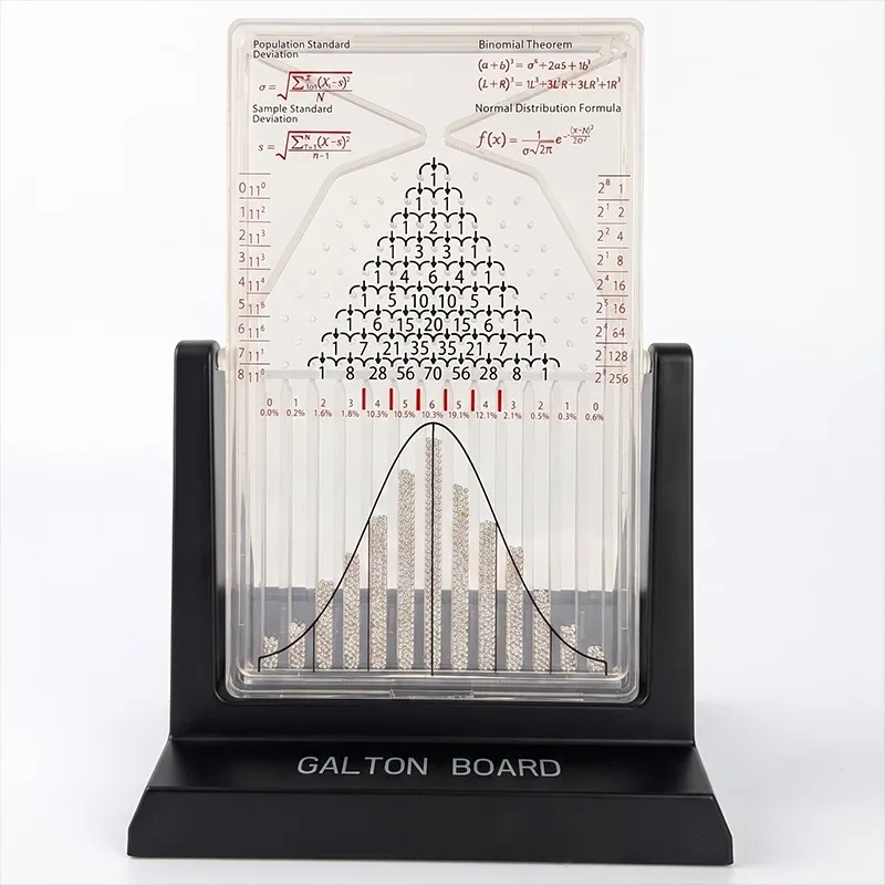 Probability Statistics Teaching Tool Galton Board Demonstrates Normal Distribution Math Toy
Probability Statistics Teaching Tool Galton Board Demonstrates Normal Distribution Math Toy