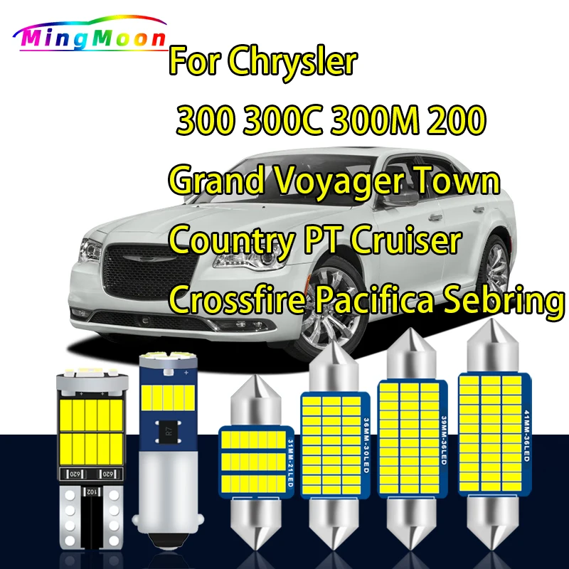 Для Chrysler 300 300C 300M 200 Grand Voyager Town Country PT Cruiser Crossfire Pacifica Sebring автомобильные салонные светодиодные лампы комплект освещения
Для Chrysler 300 300C 300M 200 Grand Voyager Town Country PT Cruiser Crossfire Pacifica Sebring автомобильные салонные светодиодные лампы комплект освещения