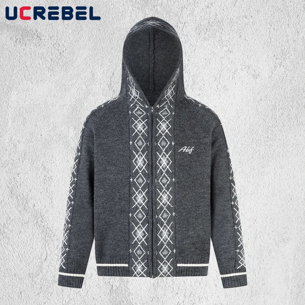 Жаккардовый свитер с капюшоном и вышивкой, мужской осенне-зимний свободный вязаный свитер в стиле ретро с длинными рукавами, мужской свитер
Жаккардовый свитер с капюшоном и вышивкой, мужской осенне-зимний свободный вязаный свитер в стиле ретро с длинными рукавами, мужской свитер