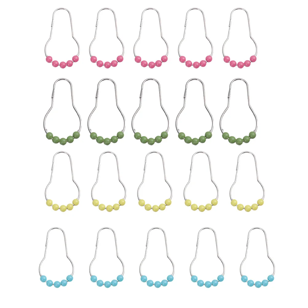 20 Pcs Shower Curtain Hook Rings Bathroom Hooks Take Iron for Home Acrylic Curtains Rollerball
20 Pcs Shower Curtain Hook Rings Bathroom Hooks Take Iron for Home Acrylic Curtains Rollerball