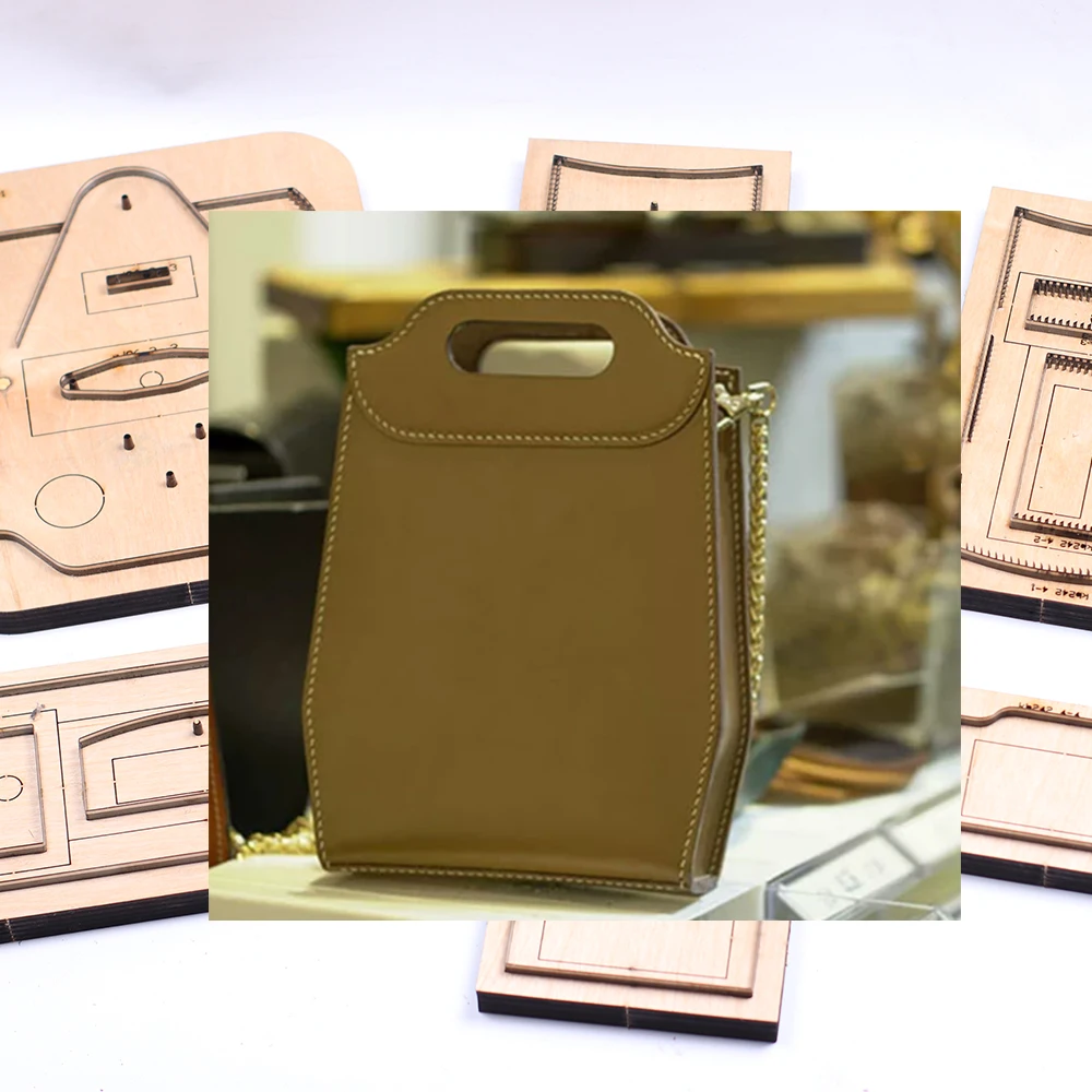 Knife mold for DIY leather craft women shoulder bag cutting dies 20x16x4.7cm
Knife mold for DIY leather craft women shoulder bag cutting dies 20x16x4.7cm