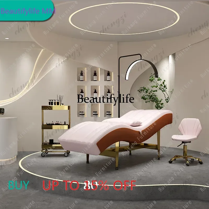 F182 Electric beauty bed Beauty salon ear massage tattoo massage treatment bed
F182 Electric beauty bed Beauty salon ear massage tattoo massage treatment bed