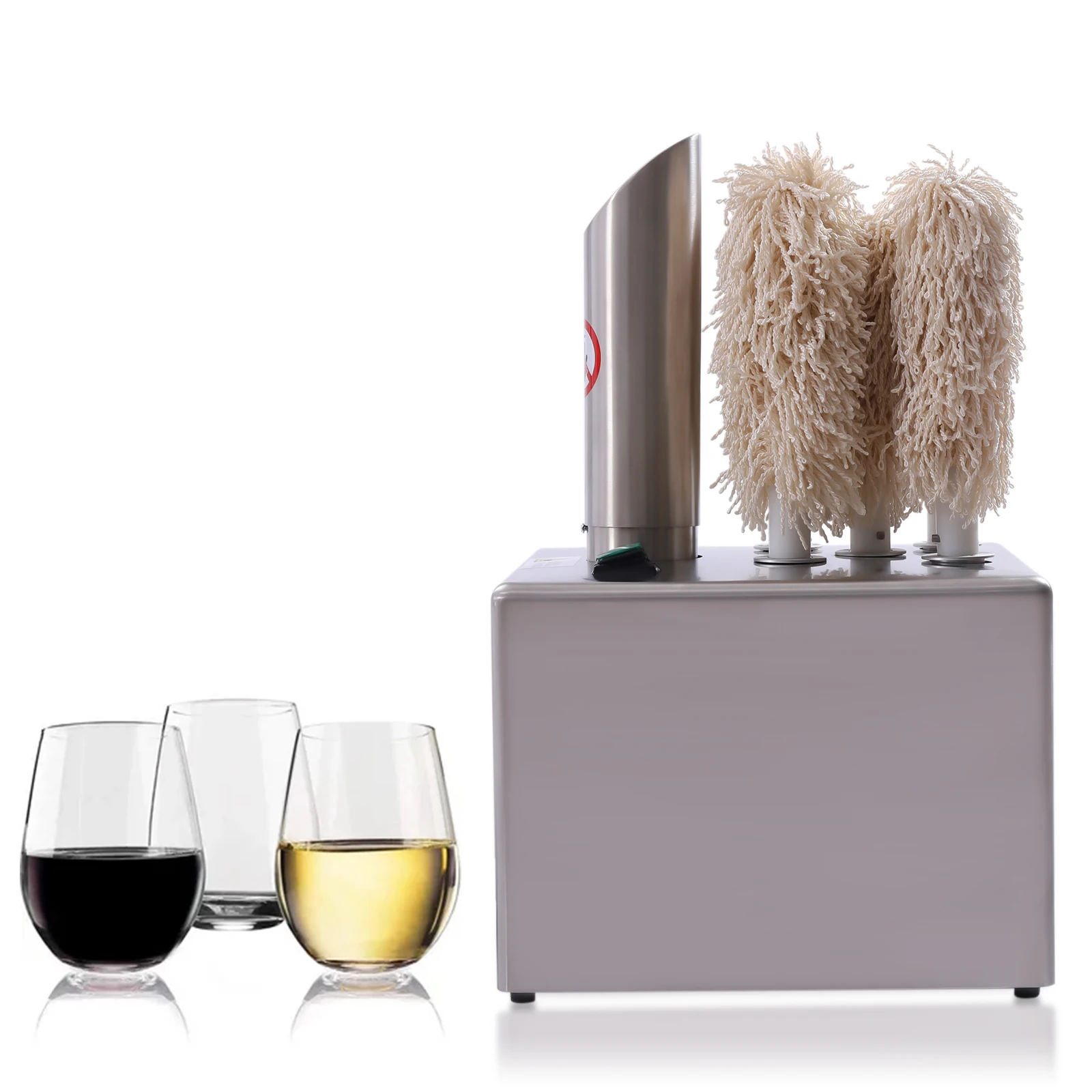 110V Electric Winery Wine Glass Polishing Machine 5 Brushes Polishing Cloth Washers Commercial Glass Polisher for Bar Kitchen
110V Electric Winery Wine Glass Polishing Machine 5 Brushes Polishing Cloth Washers Commercial Glass Polisher for Bar Kitchen