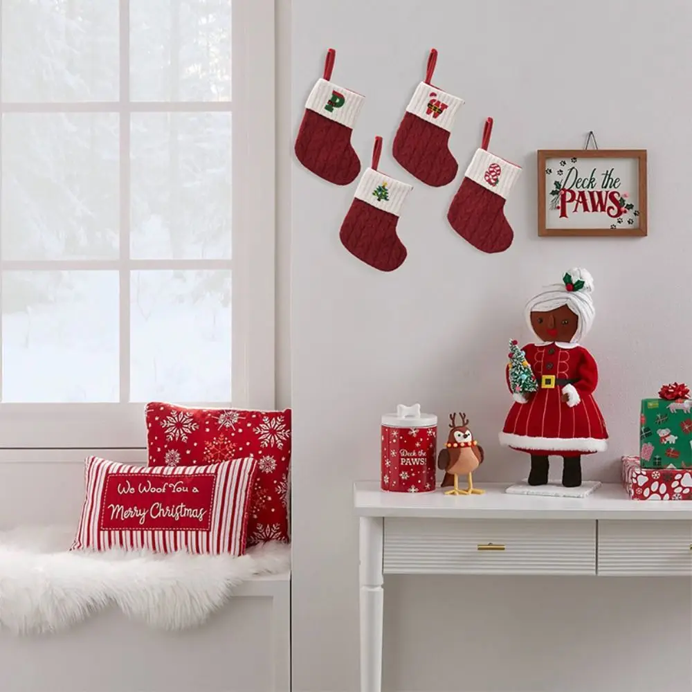 Portable Cartoon Christmas Alphabet Socks Cute A-Z Xmas Tree Ornament Hangable Thickened Candy Bag
Portable Cartoon Christmas Alphabet Socks Cute A-Z Xmas Tree Ornament Hangable Thickened Candy Bag