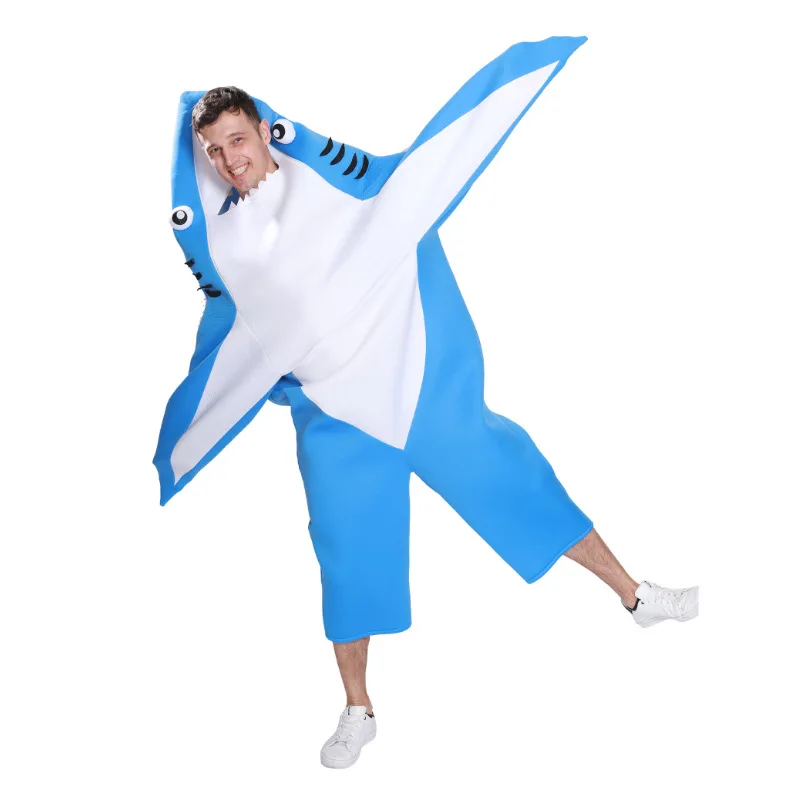 Fish Shark Cosplay Costume Adult Jumpsuit Halloween Ocean Animal Outfit Purim Carnival Party Stage Performance Fancy Dress Up
Fish Shark Cosplay Costume Adult Jumpsuit Halloween Ocean Animal Outfit Purim Carnival Party Stage Performance Fancy Dress Up