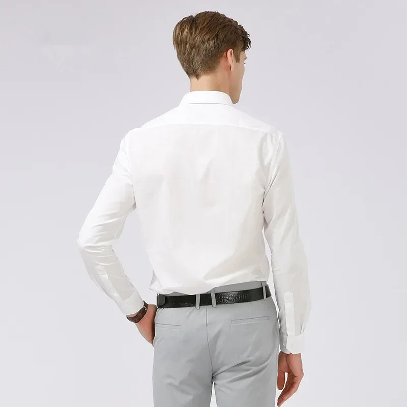 Plus Large Size 6XL 7XL 8XL Men's Business Shirt Basic Long Sleeve Causal Twill Plain Formal Social Wedding Party White Blouse
Plus Large Size 6XL 7XL 8XL Men's Business Shirt Basic Long Sleeve Causal Twill Plain Formal Social Wedding Party White Blouse