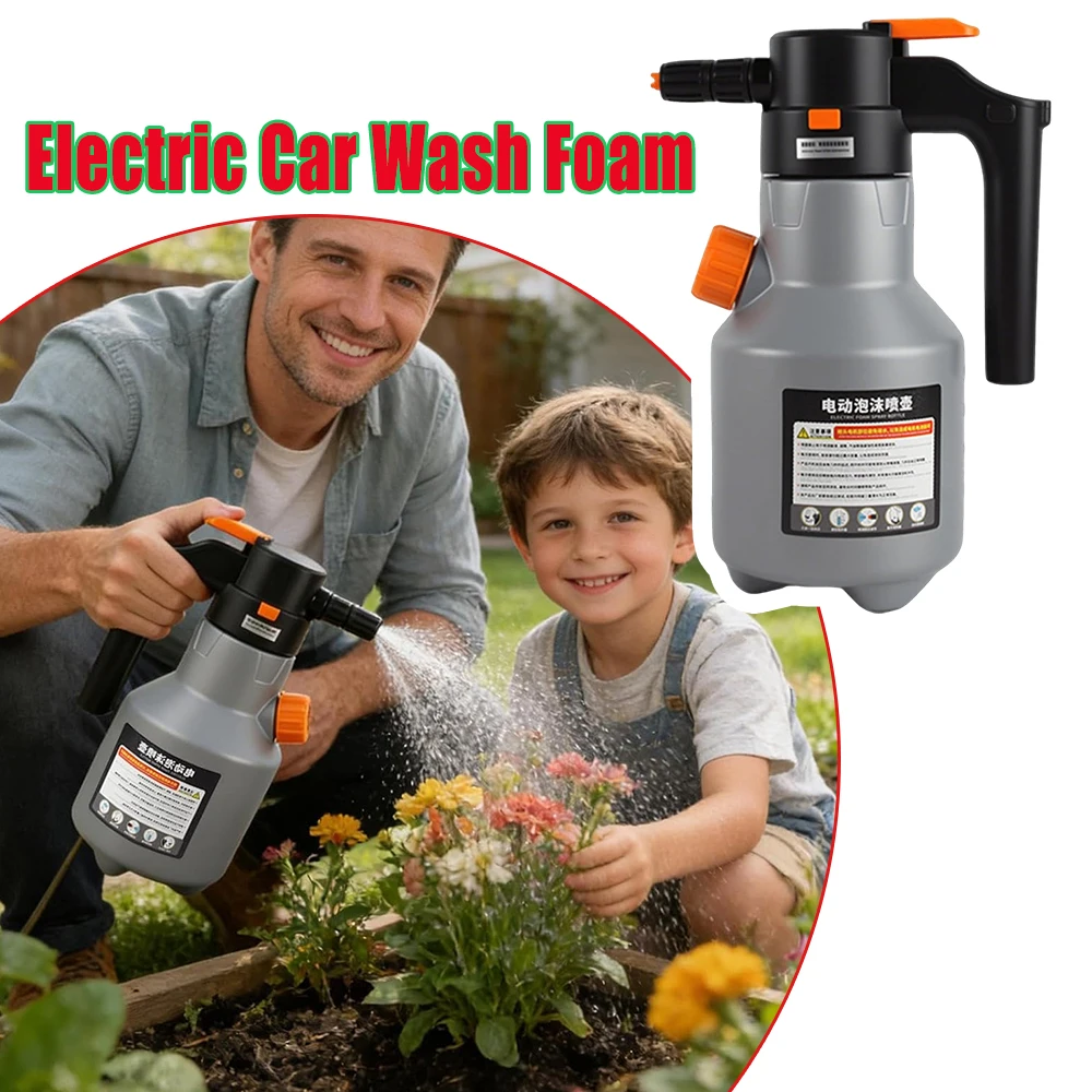 Adjustable Nozzle Electric Car Wash Foam Cannon Cordless Rechargeable Pressure Spray Bottle for Watering Garden Plants
Adjustable Nozzle Electric Car Wash Foam Cannon Cordless Rechargeable Pressure Spray Bottle for Watering Garden Plants