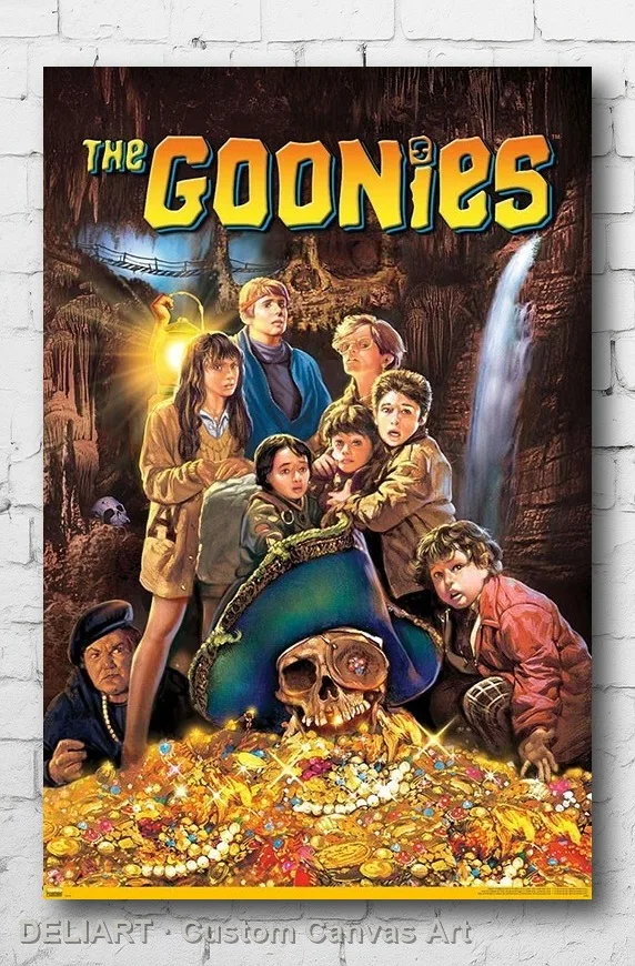 THE GOONIES - CLASSIC Canvas Movie Poster Custom Size Available Room Decoration Home Decor Wall Art
THE GOONIES - CLASSIC Canvas Movie Poster Custom Size Available Room Decoration Home Decor Wall Art