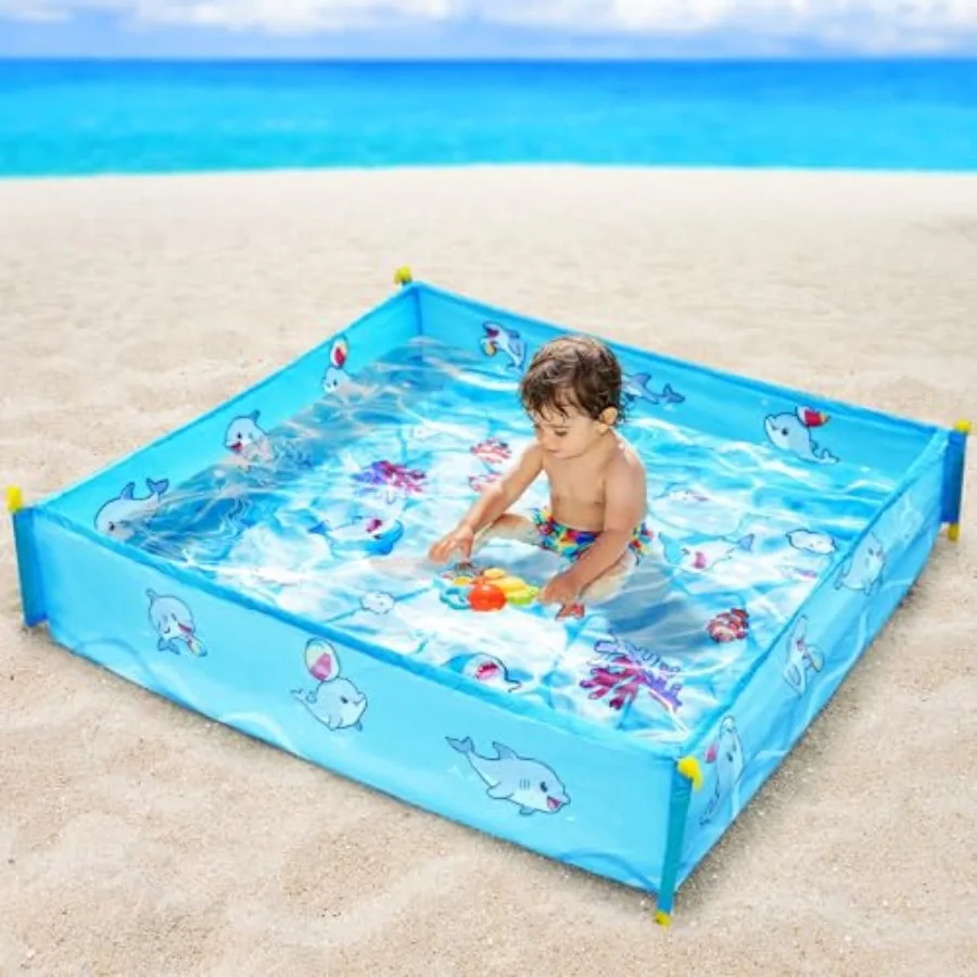 3.9 X 3.9 Ft Baby Pool Portable Puddle Square Toddler Pool Foldable Pools Sandproof Beach Mat Waterproof Kiddie Beach Blanket w
3.9 X 3.9 Ft Baby Pool Portable Puddle Square Toddler Pool Foldable Pools Sandproof Beach Mat Waterproof Kiddie Beach Blanket w
