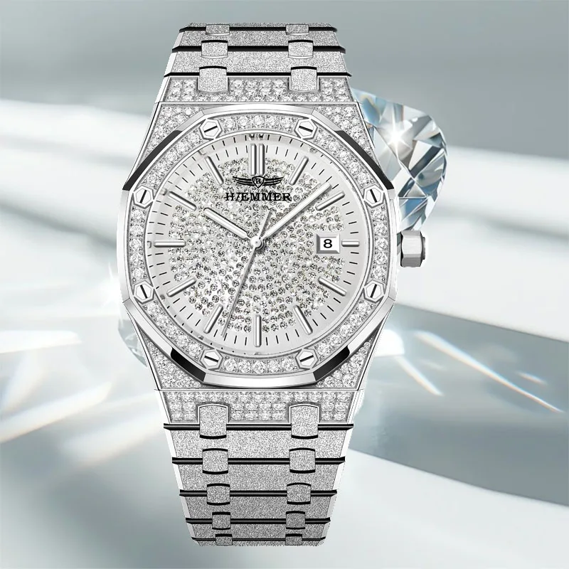 HAEMMER Luxury Men's Automatic Watch Top Brand Mechanical Frame Original Silver Fashion Watch Waterproof Mechanical Watch
HAEMMER Luxury Men's Automatic Watch Top Brand Mechanical Frame Original Silver Fashion Watch Waterproof Mechanical Watch