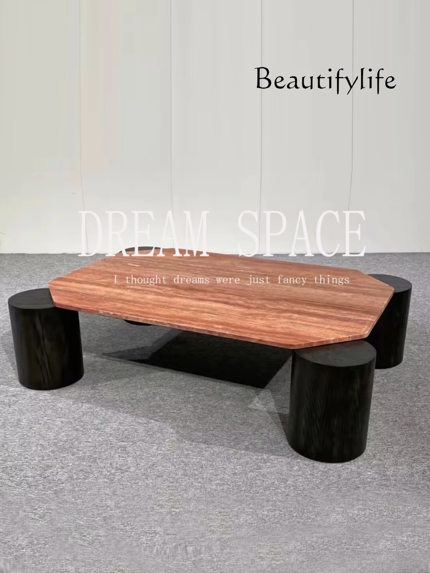 Vv Medieval Solid Wood Red Travertine Designer Household Coffee Table Living Room Light Luxury Low Table Coffee Table
Vv Medieval Solid Wood Red Travertine Designer Household Coffee Table Living Room Light Luxury Low Table Coffee Table