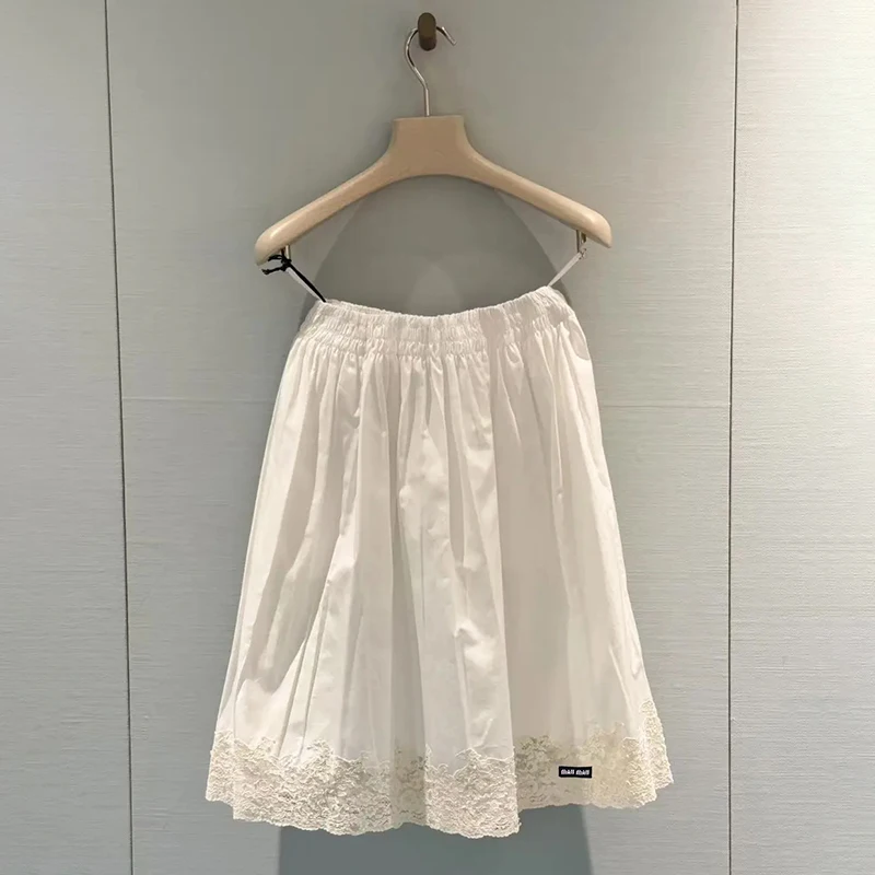Высококачественная белая кружевная юбка для женщин, корейская юбка трапециевидной формы с высокой талией, устойчивая к работе, городская повседневная одежда
Высококачественная белая кружевная юбка для женщин, корейская юбка трапециевидной формы с высокой талией, устойчивая к работе, городская повседневная одежда