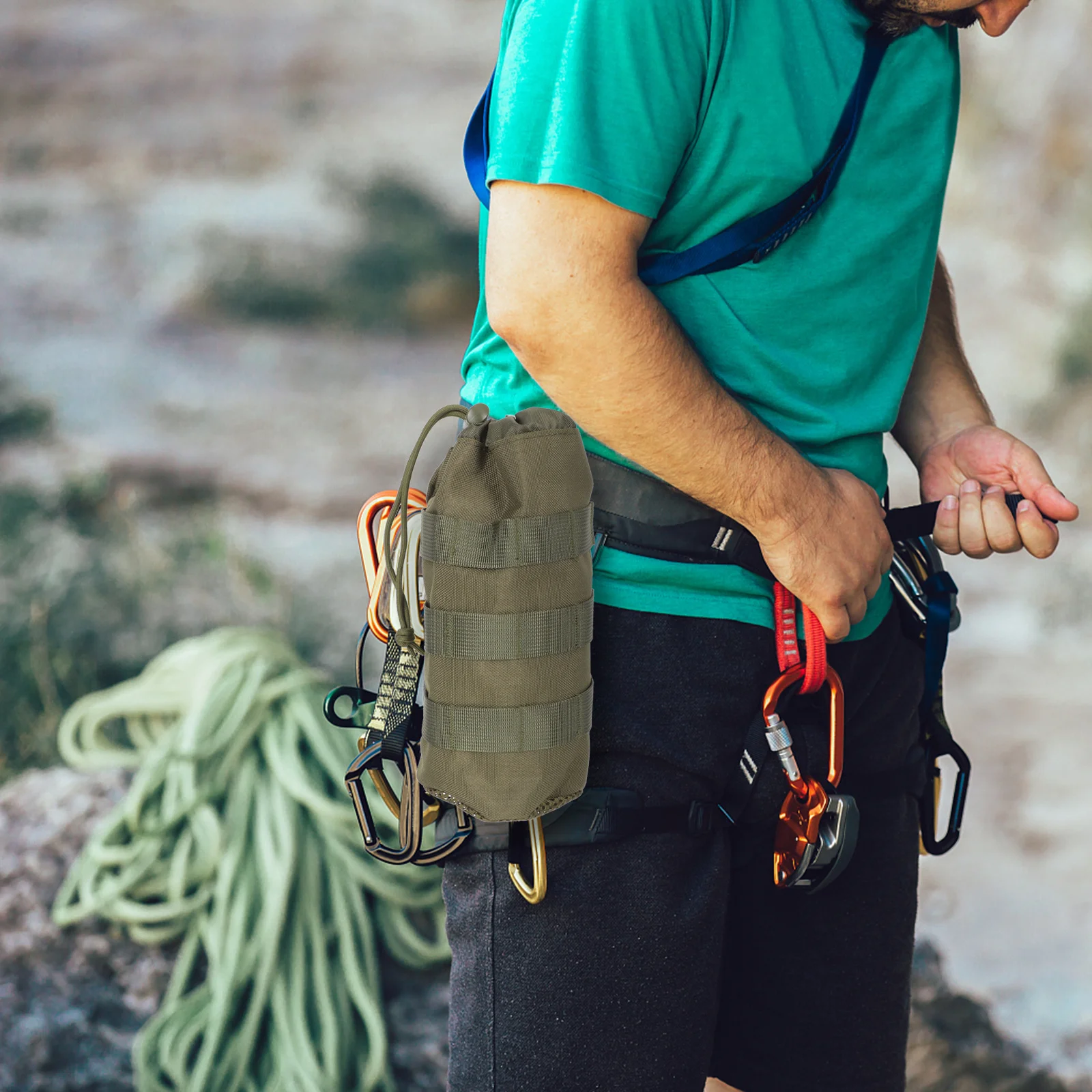 Durable Nylon Water Bottle Holder Camping Outdoor Portable Strap Carrier Bag for Backpack Hiking Water Pouch Bottle Holder 
Durable Nylon Water Bottle Holder Camping Outdoor Portable Strap Carrier Bag for Backpack Hiking Water Pouch Bottle Holder