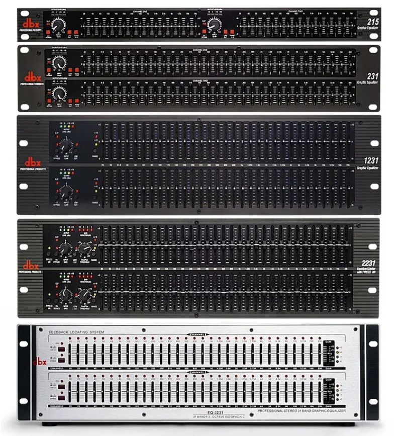DBX2231 231S 1231 2231 3231 215 Graphic Equalizer Limiter
DBX2231 231S 1231 2231 3231 215 Graphic Equalizer Limiter