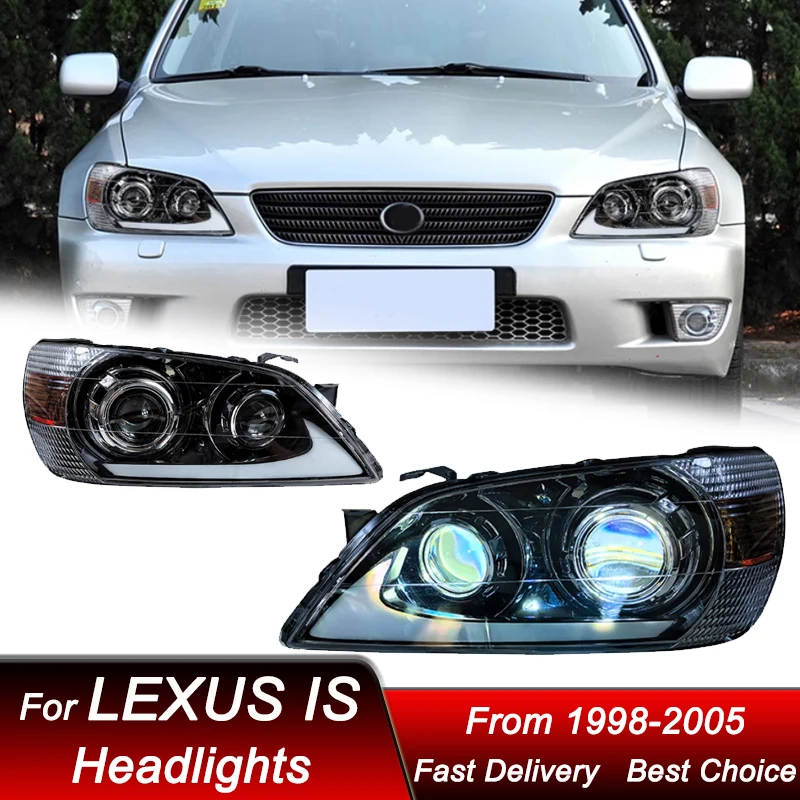 Автомобильные светодиодные фары для Lexus IS IS200 1998-2005, новый стиль, полностью светодиодные фары в сборе, обновленный комплект аксессуаров для линз проектора
Автомобильные светодиодные фары для Lexus IS IS200 1998-2005, новый стиль, полностью светодиодные фары в сборе, обновленный комплект аксессуаров для линз проектора