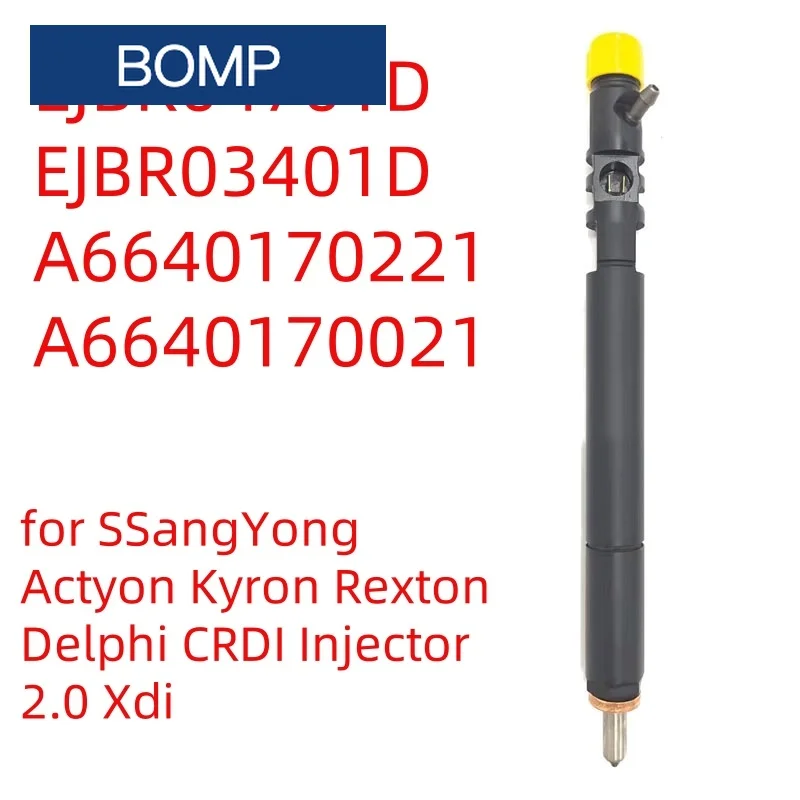 EJBR04701D EJBR03401D New Diesel Fuel Injector Nozzle A6640170221 for SSangYong Actyon Kyron Rexton Delphi CRDI Injector 2.0 Xdi
EJBR04701D EJBR03401D New Diesel Fuel Injector Nozzle A6640170221 for SSangYong Actyon Kyron Rexton Delphi CRDI Injector 2.0 Xdi