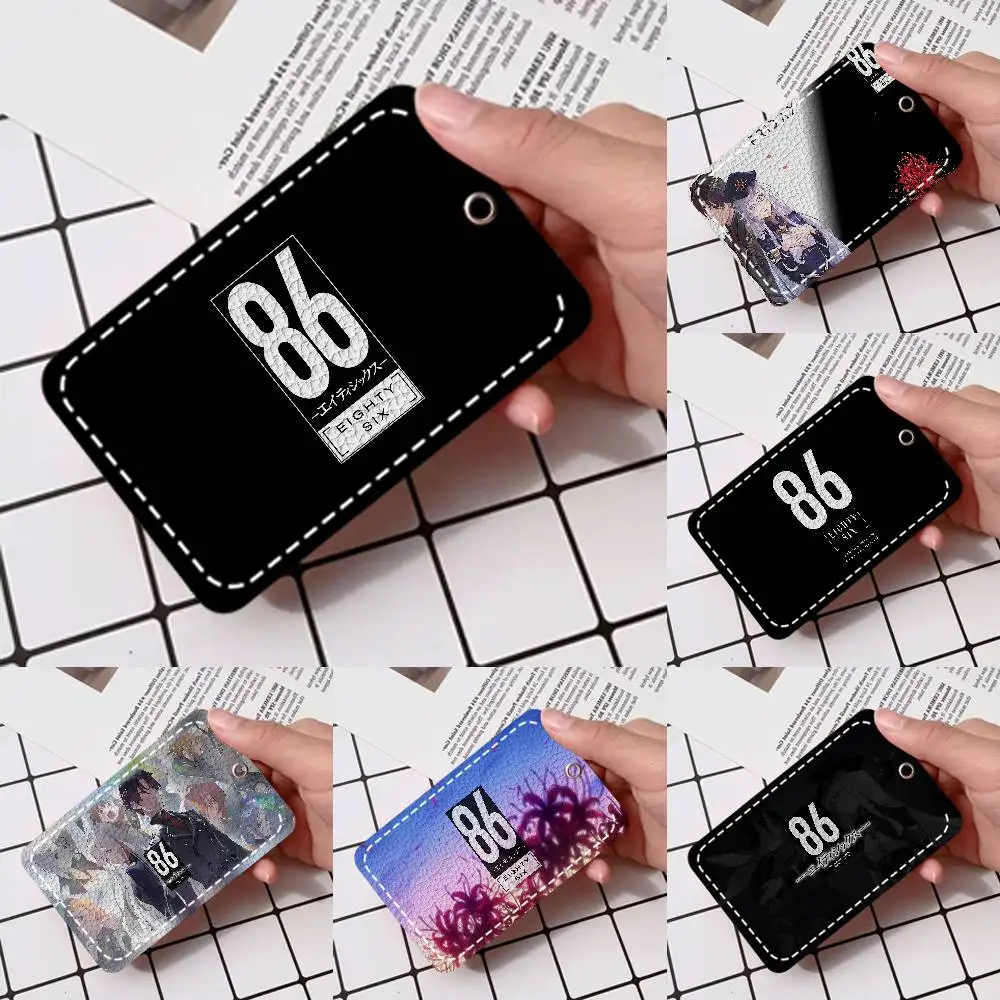 Anime 86 Eighty Six Card Holde Applicable To Credit Cards Bus Card Soft Leather Rectangular Keychain Protective Cover
Anime 86 Eighty Six Card Holde Applicable To Credit Cards Bus Card Soft Leather Rectangular Keychain Protective Cover