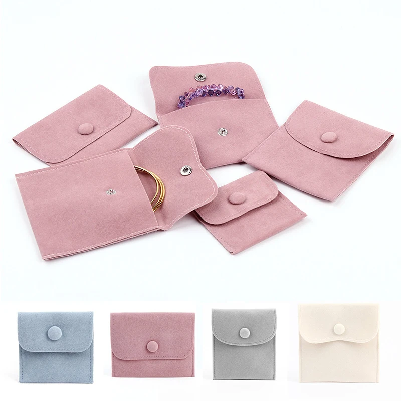 Jewellery Bag Microfiber Jewelry Pouch Jewelry Storage Flannel Snap Fastener Gift Bracelet Necklace Earrings Ring Storage Bags
Jewellery Bag Microfiber Jewelry Pouch Jewelry Storage Flannel Snap Fastener Gift Bracelet Necklace Earrings Ring Storage Bags