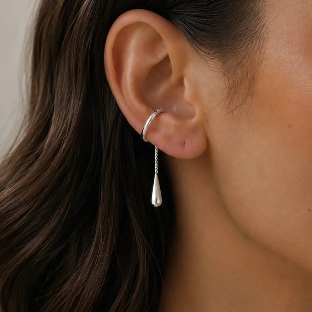 SHIXIN Exquisite Stainless Steel Water Droplet Pendant Earring Women Simple 18K Gold Plated No Piercing Clip Ear Banquet Jewelry
SHIXIN Exquisite Stainless Steel Water Droplet Pendant Earring Women Simple 18K Gold Plated No Piercing Clip Ear Banquet Jewelry
