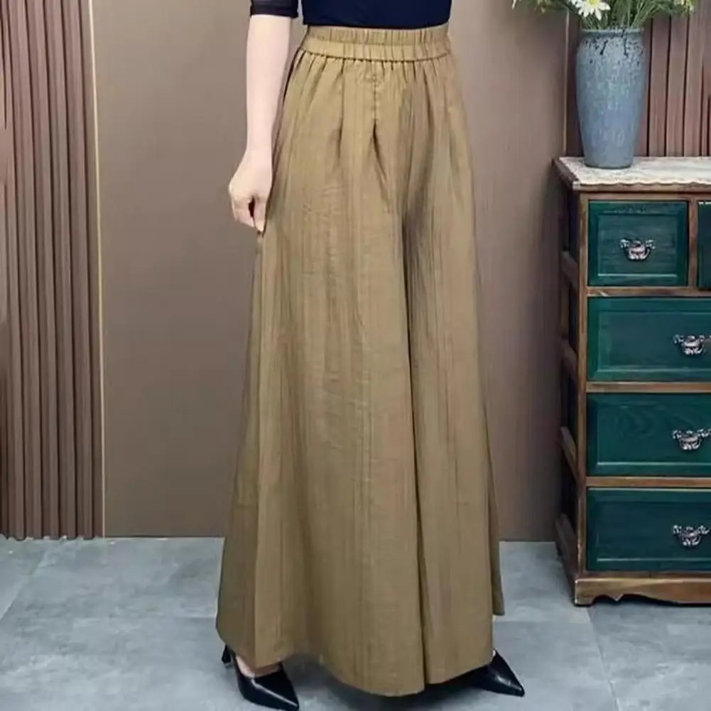 Women Wide-leg Pants Sporty Loose Leg Trousers High Waist Wide Leg Women's Pants with Pockets Sporty Style Trousers for Everyday
Women Wide-leg Pants Sporty Loose Leg Trousers High Waist Wide Leg Women's Pants with Pockets Sporty Style Trousers for Everyday