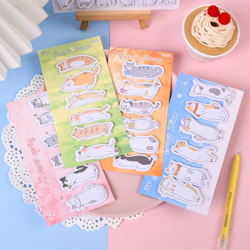 24pcs/lot Kawaii Cat Index Memo Pad Sticky Notes Cute N Times Stationery Label Notepad Bookmark Post School Supplies
24pcs/lot Kawaii Cat Index Memo Pad Sticky Notes Cute N Times Stationery Label Notepad Bookmark Post School Supplies